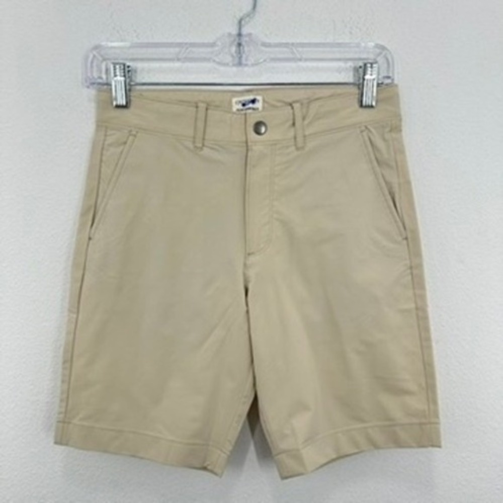 Crewcuts Performance Shorts Size 10 Khaki Beige‎ Moisture Wicking UV Protective
